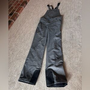 Obermeyer Malta Ski Bib Charcoal Grey, Size 10
